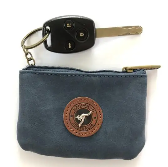 

Mini Zipper Pocket wallets card holder mini coin purse pu leather wallet men, Brown/purple/blue/gray