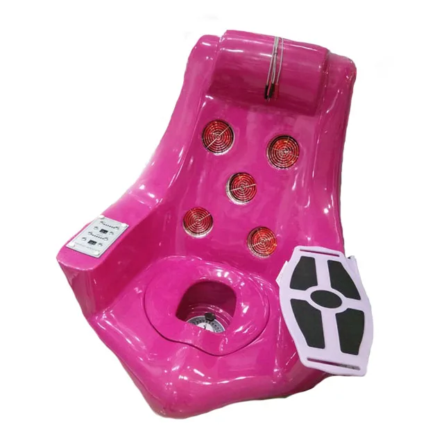 

Best Selling Products 2021 in USA Vaginal Seat with Back Massage Wholesale Yoni Steam Seat Vaginal Hygiene Yoni Electric Steamer, White and pink