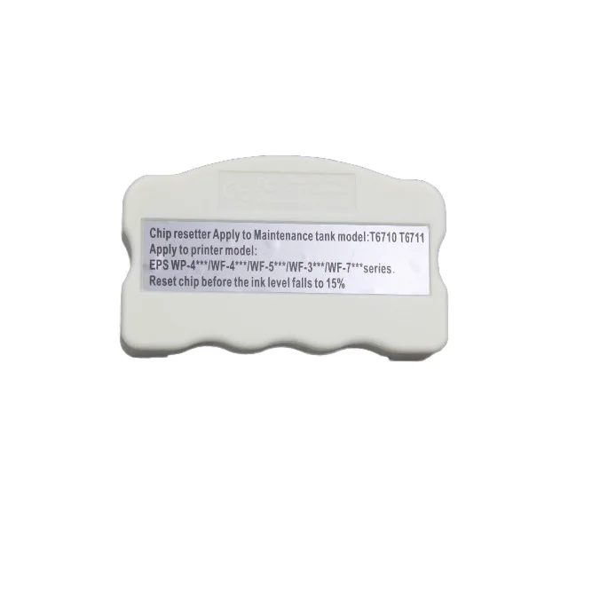 T6710 T6711 Waste Ink/Maintenance Tank Chip Resetter for EPSON WP-4010 WP-4020 WP-4023 WP-4090 4521 4531 Printer