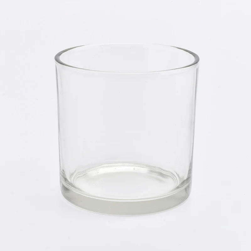 cylinder glass candle jar