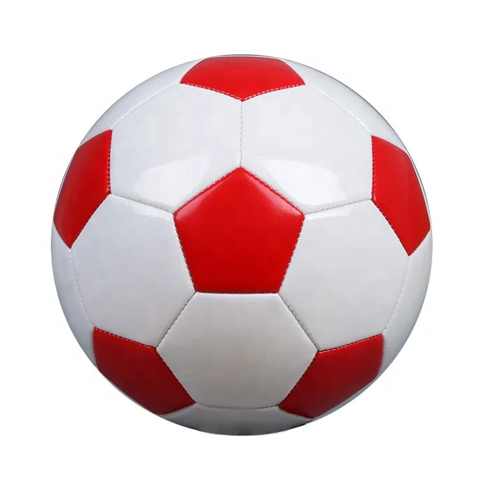 

Perfect Design Soft Pu Machine Stitched Football Balones De Futbol Soccer Size 5 Balon 2.7mm, Black white/red white