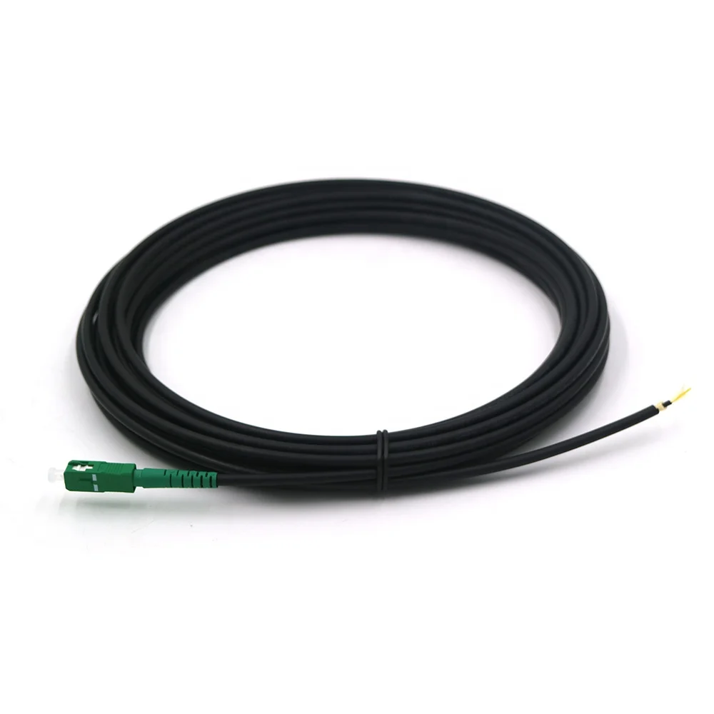 FTTH Fiber Optic SC APC single mode fiber optical pigtail 
