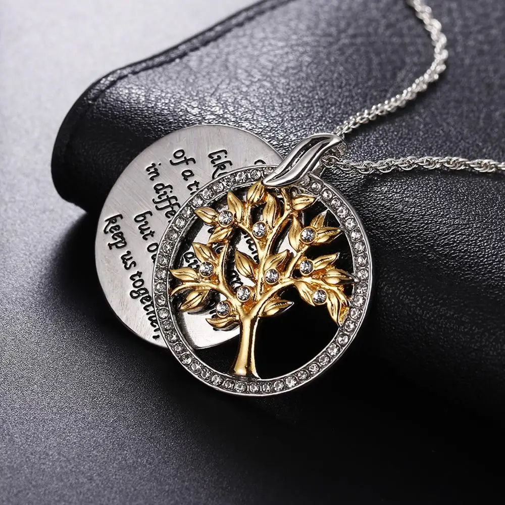

2020 New Arrival LovelyJewelry Family Tree Of Life Charms Necklace, Picture