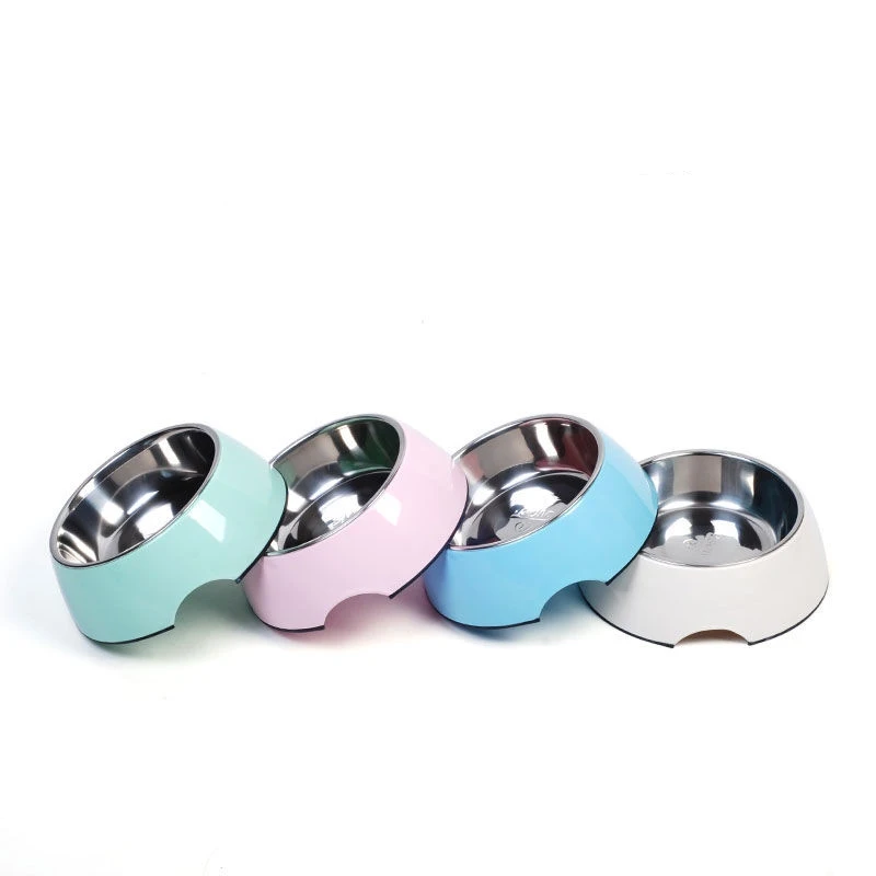 

High Quality Colorful Stainless Steel Bowls Pet Feeder Dog Anti-slip Bowls