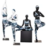full body abstract female yoga sport mannequin women mannequin yoga pose for sale