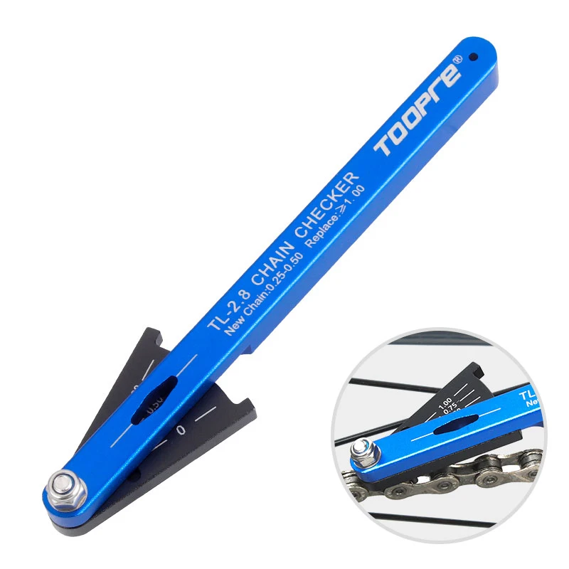 

Road bike professional chain checker repair tool wholesale bicycle chain wear tester