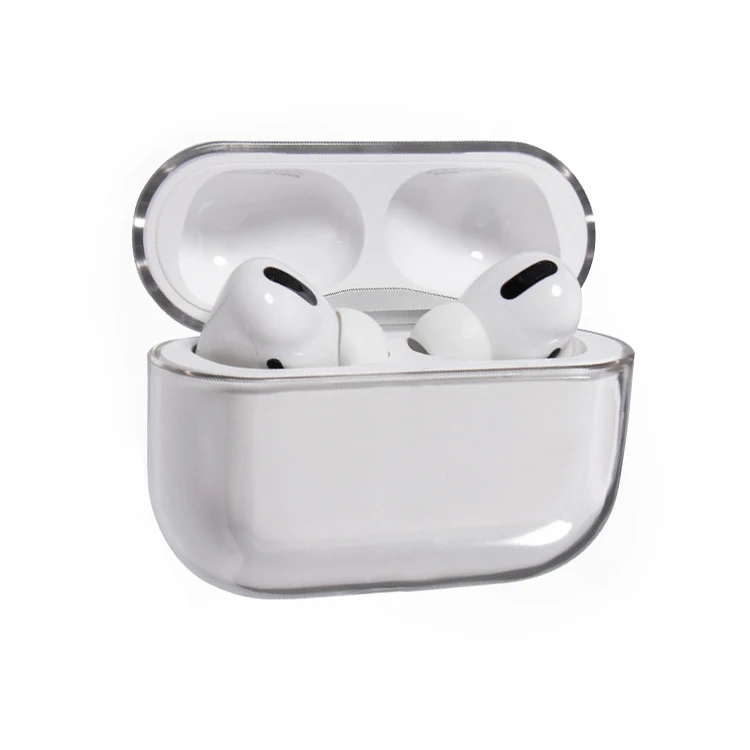 

For Apple Airpod Pro Clear Case Hard PC Plain Crystal Protective Cover, Transparent