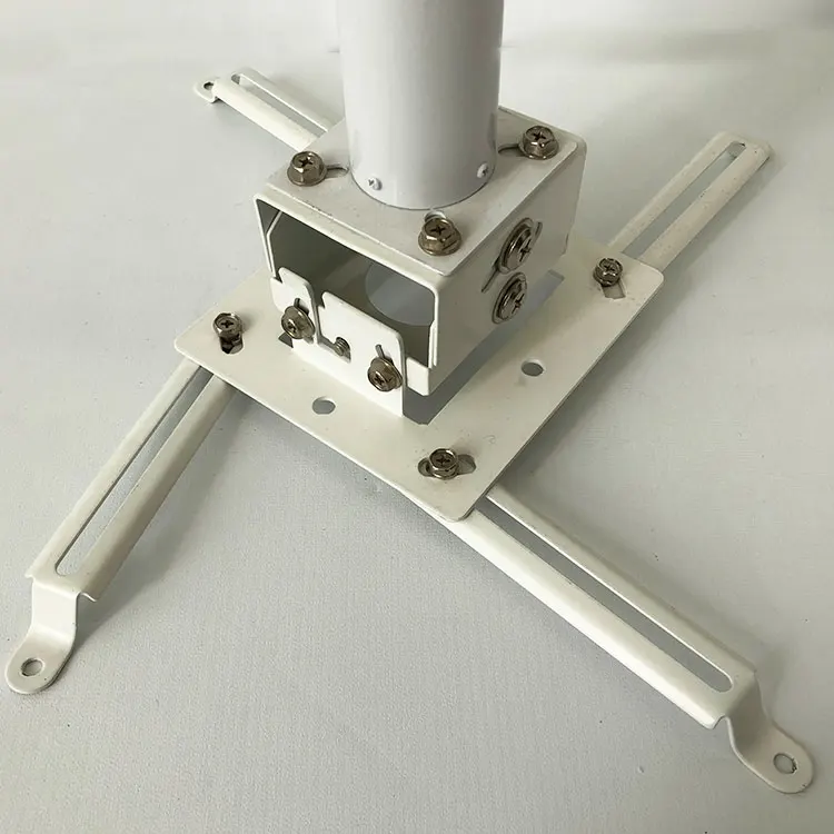 AM013 White Pipe Aluminum Alloy Iron Ceiling Projector Mount