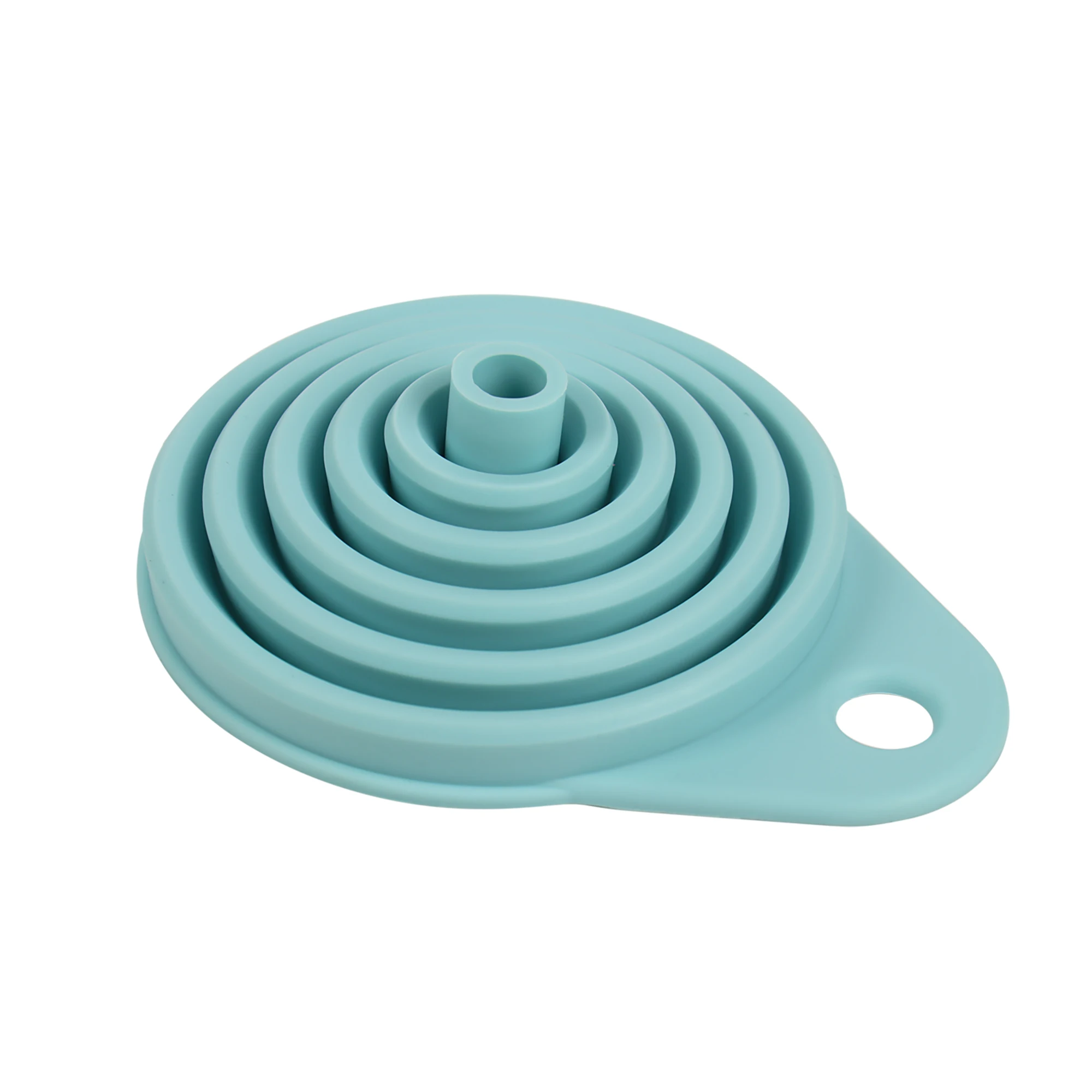 

100% BPA Free Silicone Foldable Funnel Kitchen Utensils Food Grade Silicone Soup Funnel Foldable