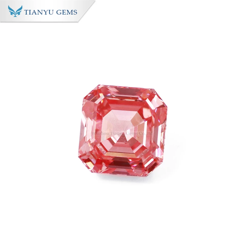 

Tianyu Gems 1.31CT VS EX Asscher Cut Fancy Intense Orangy Pink Lab Grown CVD Diamond