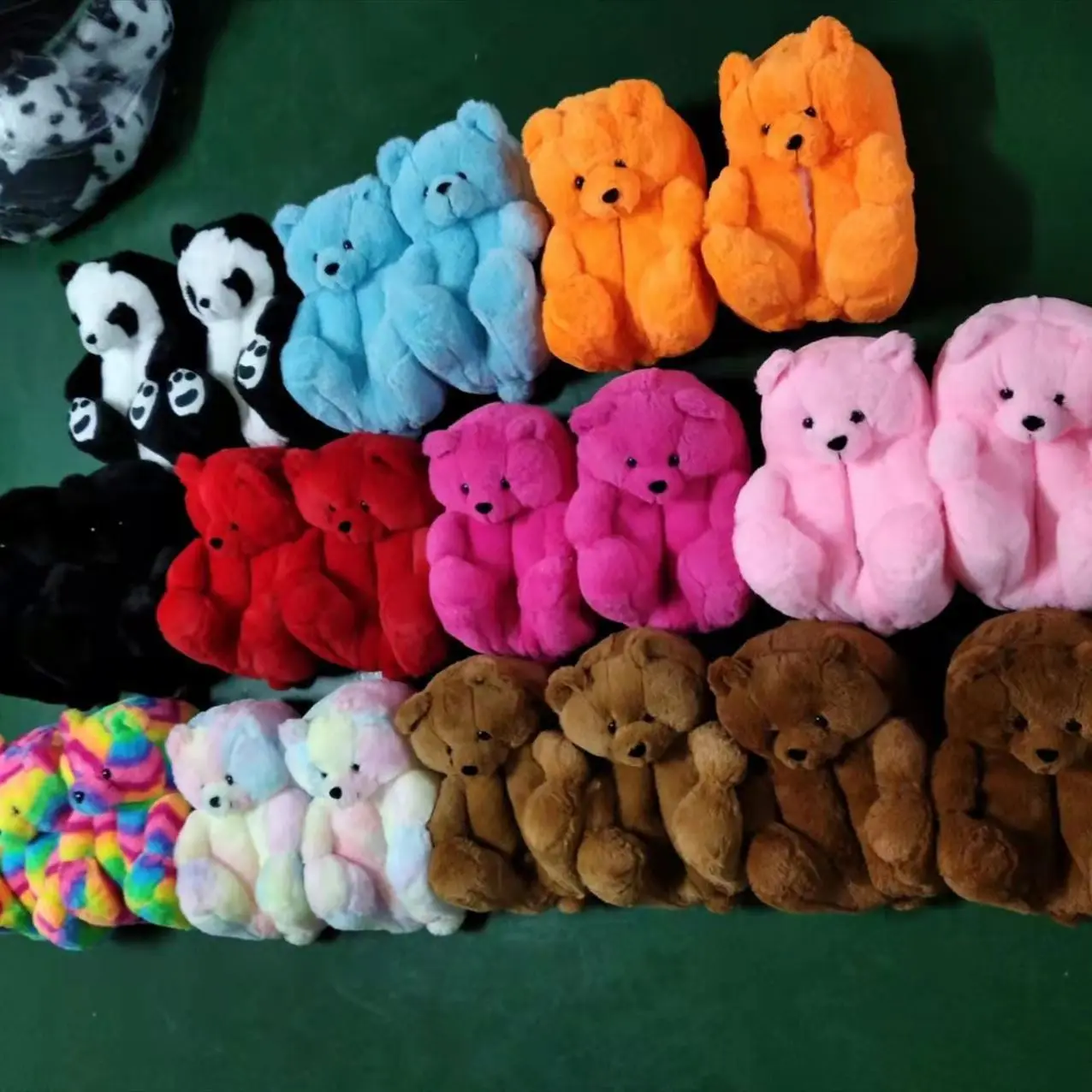 

slippers shoes teddy bear slipper Loafer shoes men, Picture