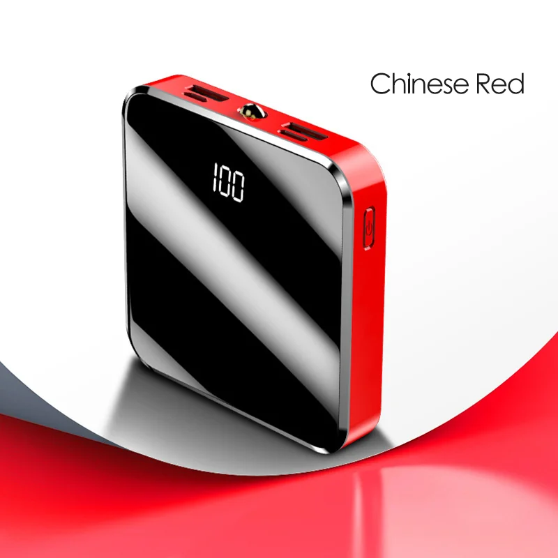 Shenzhen electronics new products double USB portable charger mobile pocket mini credit card size power bank 10000mah - ANKUX.COM