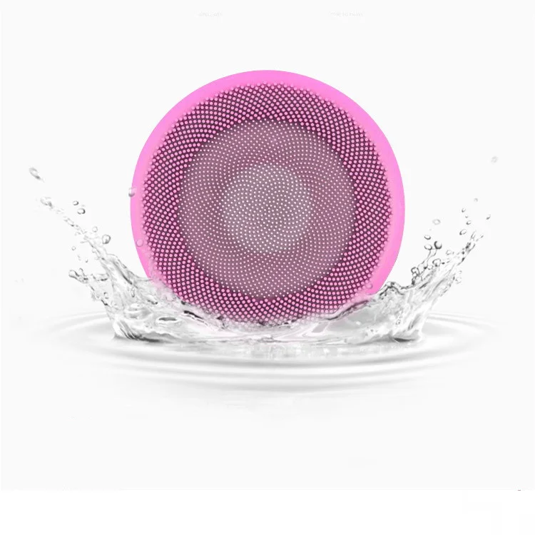 

Factory Oem New Waterproof Mini Face Massager Vibration Massage Led Silicone Facial Cleansing Brush