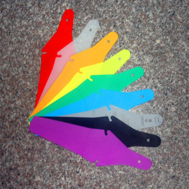 

Newest Popular Cheap Portable Colorful Plastic Quick-detachable Mountain Bike Mudguard, As shown