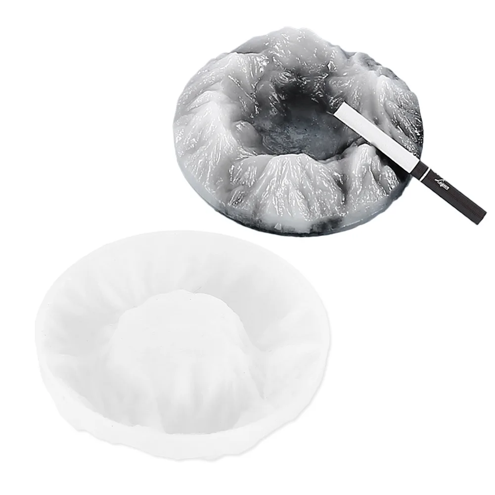 

DIY Crystal Epoxy Ice Snow Mountain Ashtray Modeling Silicone Mold Setting Ice Mountain Ashtray Mirror Decoration Making Craft