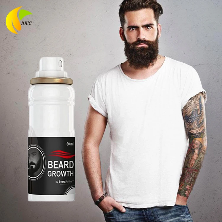 

Private Label Organic Oil Care Men Serum Grower Make Mens Beard Growth Spray Vegan Liquid Herbal Moisturizing OEM/ODM, Light yellow