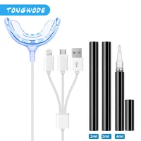 

Tongwode Private Label Phone USB Connector LED Lights Teeth Whitener Gel Pen New Teeth Whitening Kits