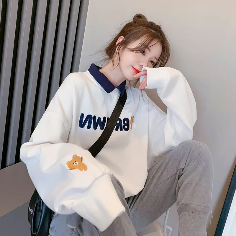 

Spring all-match sweater women's long-sleeved 2021 new design sense niche spring and autumn thin spring and autumn tops
