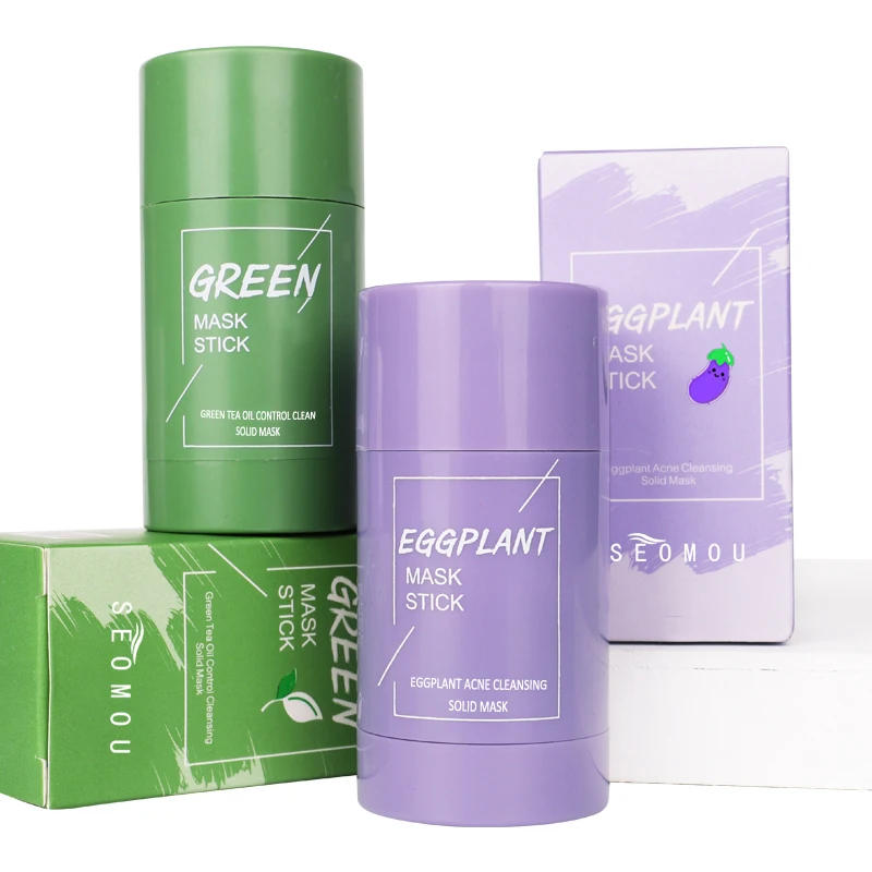 

Fully stocked Private Label Herbal Natural Organic Anti Acne Repair Mud Facial Mask Detoxifying Green Tea Clay Mask