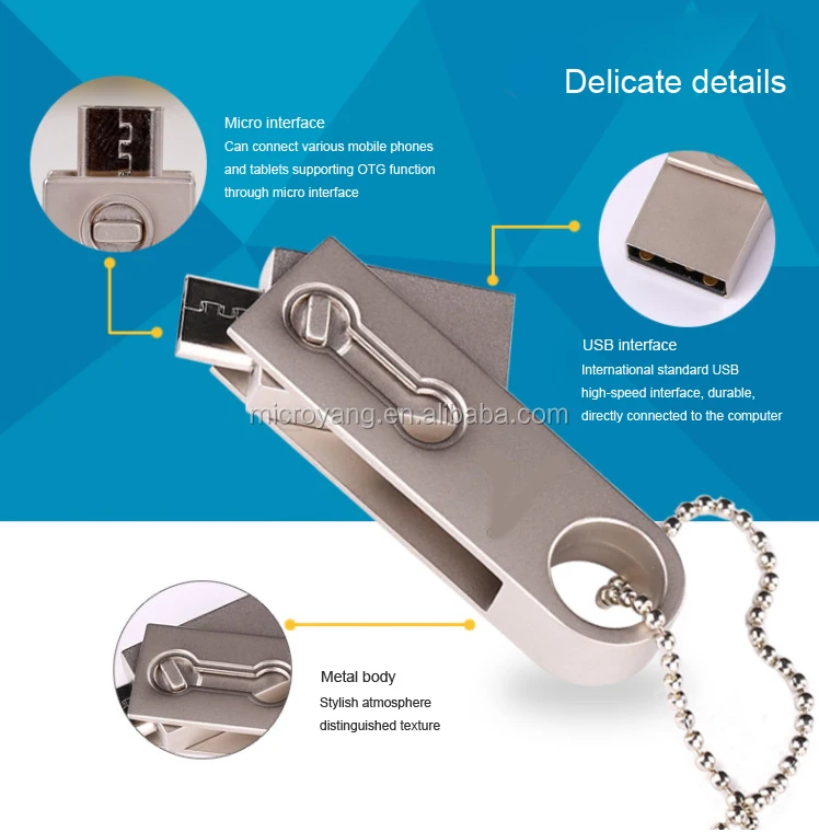 2020 new products OTG USB Flash Drive 2 IN 1 USB Memory disk OTG for Android PC Pendrive 16GB 32GB 64GB - ANKUX.COM