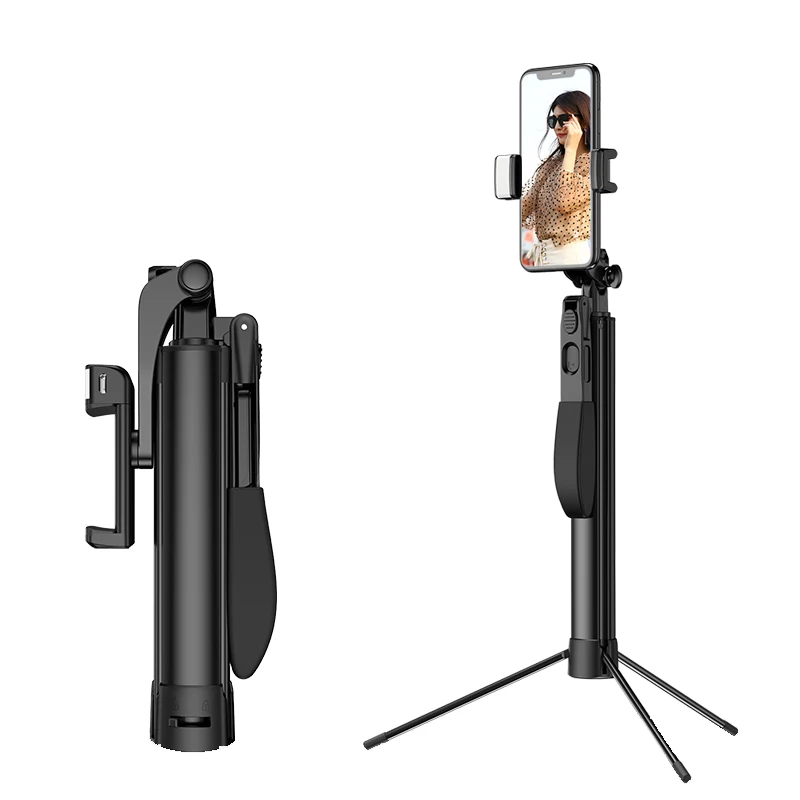 
Reenwee Bluetooth Selfie Stick Stabilizer Adjustable Longest Selfie Palo Wireless Remote Shutter Phone Gimbal Palo Selfie 80CM 