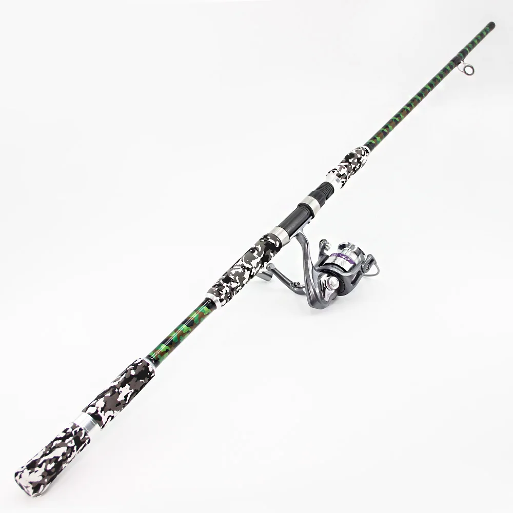 

Carbon Sea/Lure Medium Heavy Spinning Fishing Rod Reel Combo