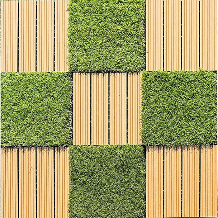 

Cheap artificial grass installation turf tiles interlocking