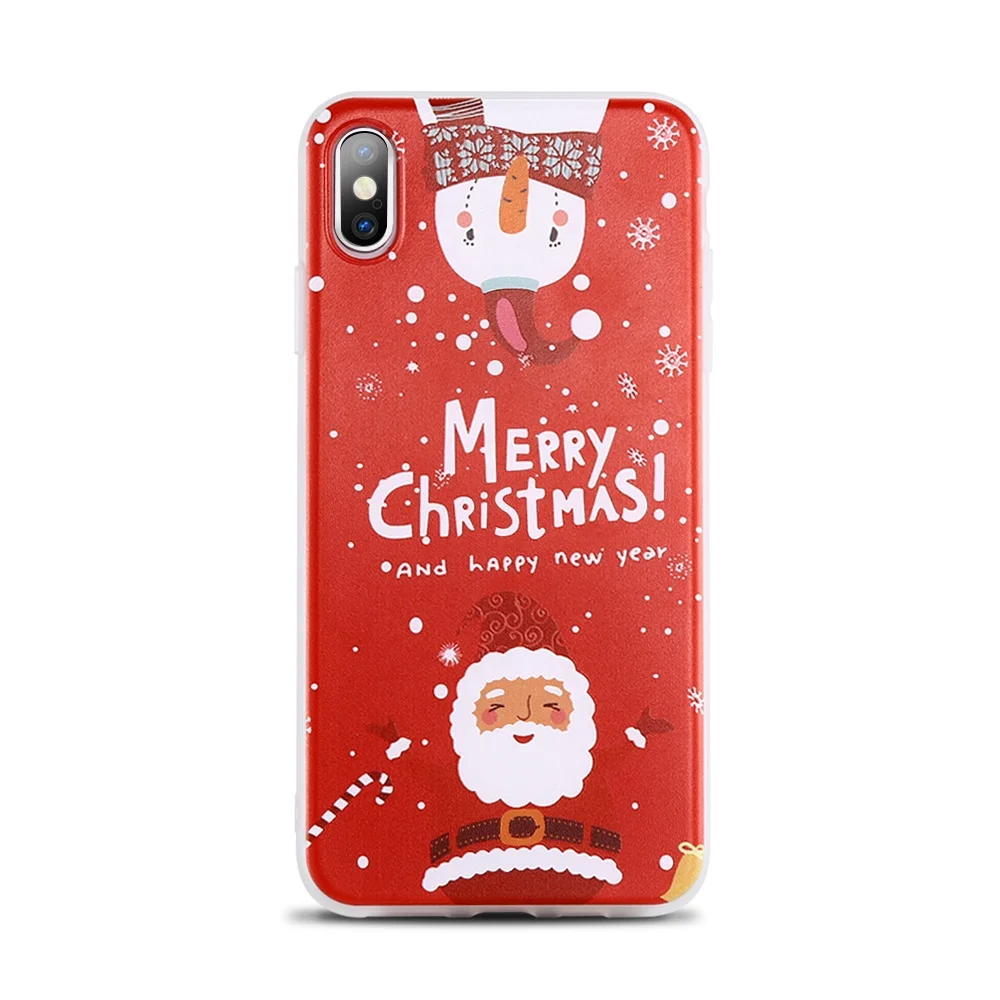 

Free Shipping 1 Sample OK High Quality Cellphone Case For iPhone Merry Christmas Theme Series Mobile Phone Case