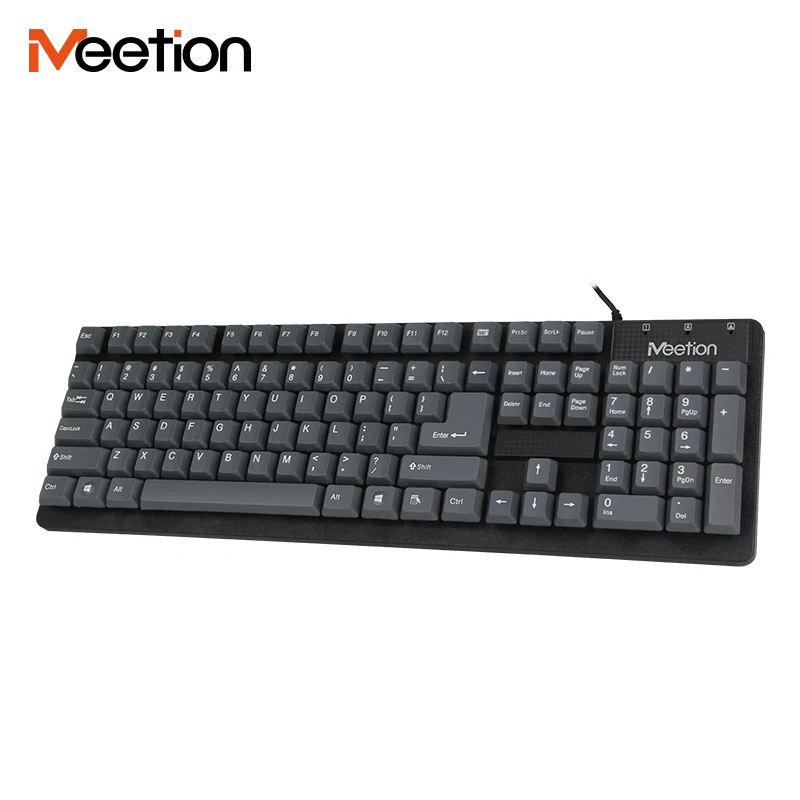 

Hot Selling Latest Waterproof Design USB Computer Keyboard Of Meetion