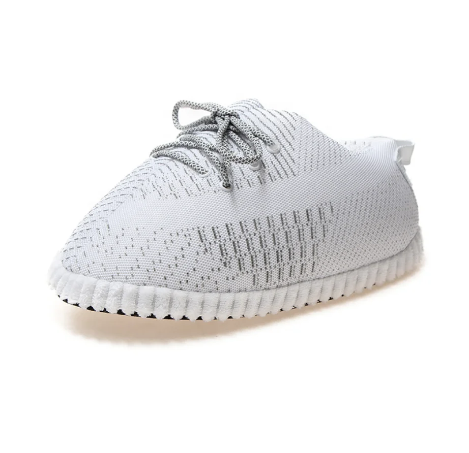 

New Winter yeezy Slipper Women Slipper Average Size Unisex winter warm indoor plush slippers, As picture