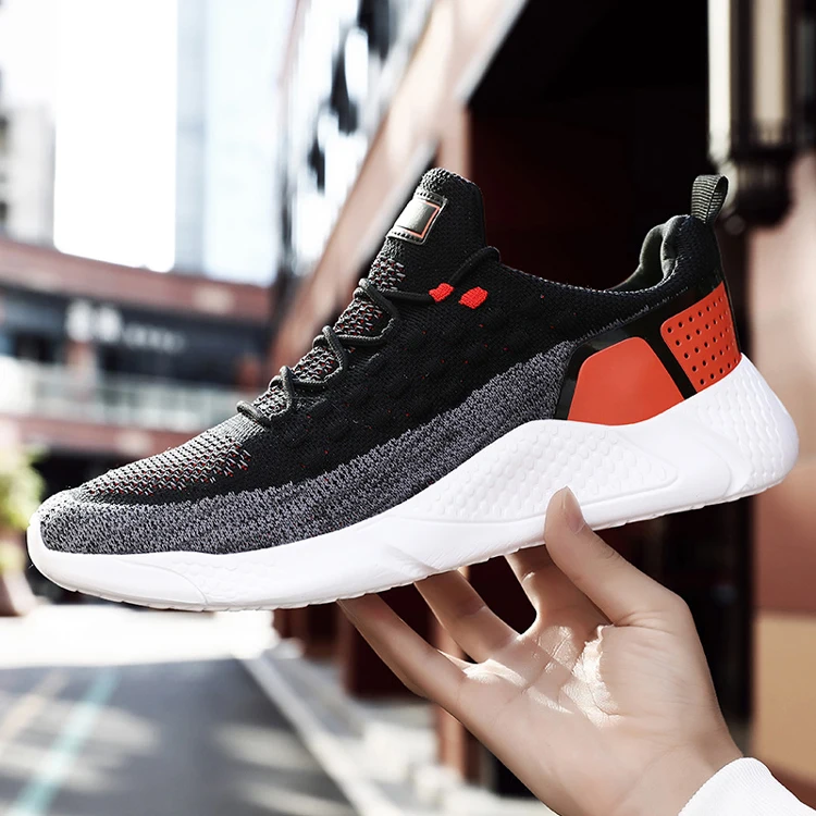 

R03 shoes fashion sneakers men casual diabetic wholesale canvas custom shoe manufacturers, Black and red,black and brown,orange