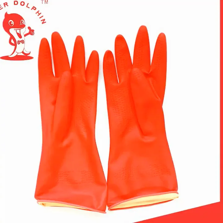 Red Household Latex Rubber Cleaning Gloves Buy Red Household Latex