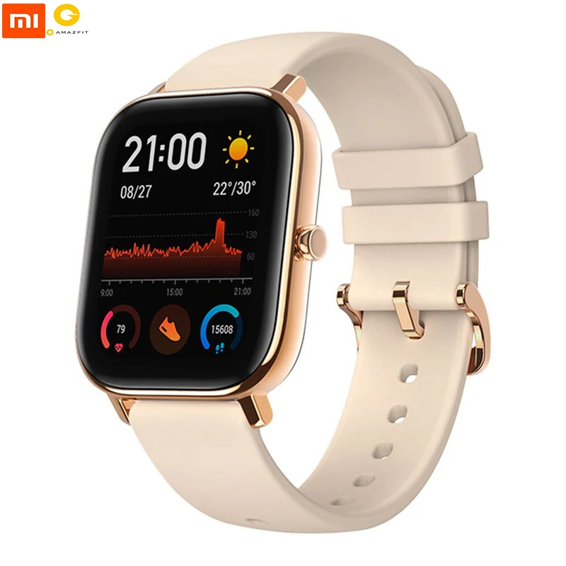 

Global Version Amazfit GTS Smart Watch 5ATM Waterproof Smartwatch 14Days Battery GPS Music Control