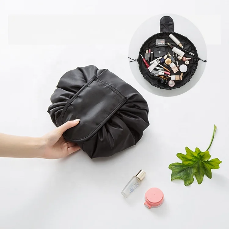 

KAIFEI Factory Wholesale nylon Cosmetic Bag Draw String Makeup Bag Accept Custom Logo, Customized