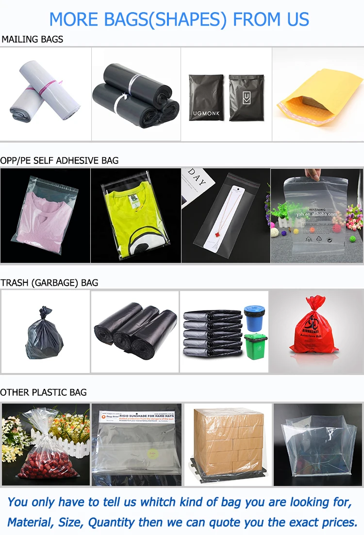 Plastic express color Courier Bag / Poly Mailer Bag for clothing