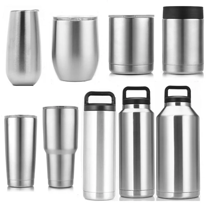 

Wholesale Coffee Cups Custom Vacuum Stainless Steel Tumbler Insulation Double Wall Flask Thermal Cup With Lid