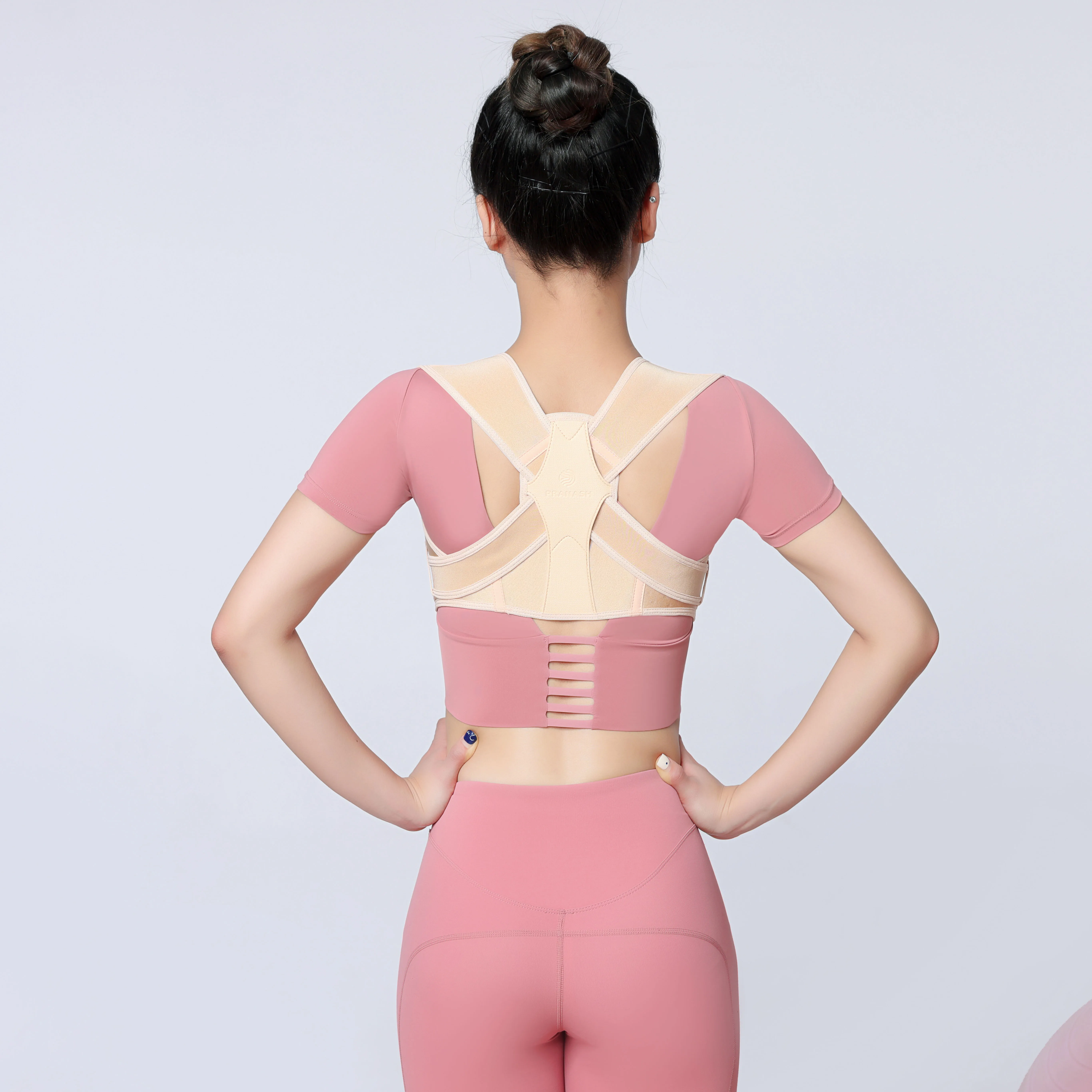 

InStock New Design posture corrector for women Brace OEM Custom Back Support Amazon Hot Sale Posture Corrector for Men and Women, Black,pink,blue,nude