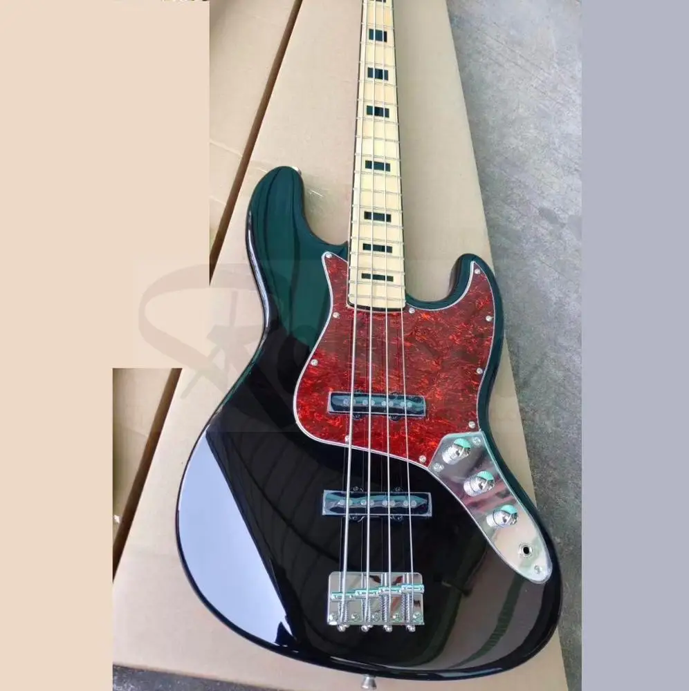 

Weifang Rebon 4 String Alder Wood JB Electric Bass Guitar in Black colour