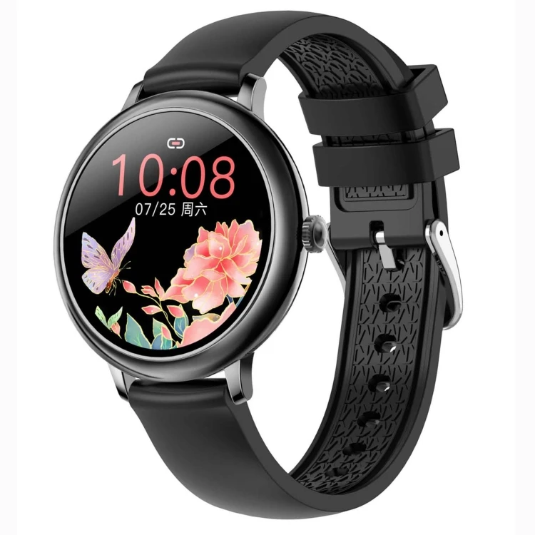 

Manufacture Touch Screen Smart Watch Waterproof CF80 1.08 inch, Support GPS / Heart Rate/ Sleep/Blood Pressure Monitoring(Black)