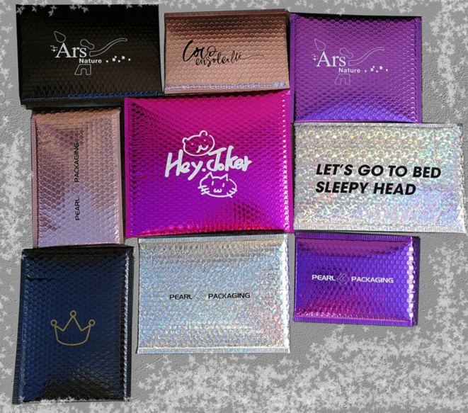 
Wholesale colored poly bubble mailer and padad envelope Amazon express shipping mailer 