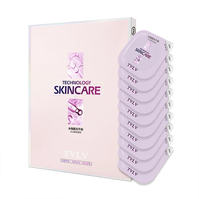 

Moisturize Skin care Face & Body Mask men and women apply Salicylic acid freeze-dried powder do not need to wash sleep mask, White