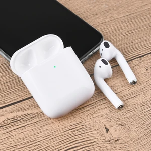 Bluetooth Stereo Headphones Apple AirPods Charging Box