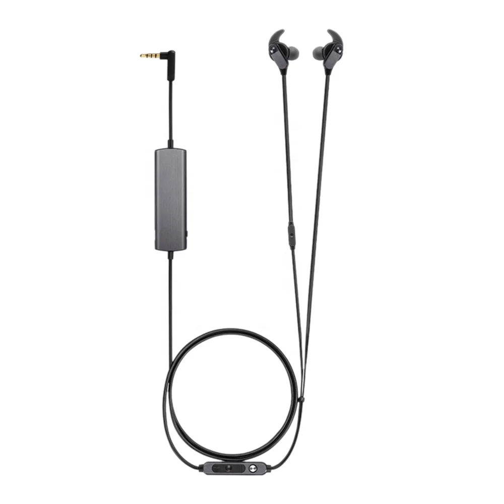 

Trek Grey Active Noise Cancelling wired In-Ear Earphone gaming headset Bluetooth headphones earbuds