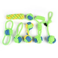 

hot selling packs cat dog pet cotton rope chewing toy set