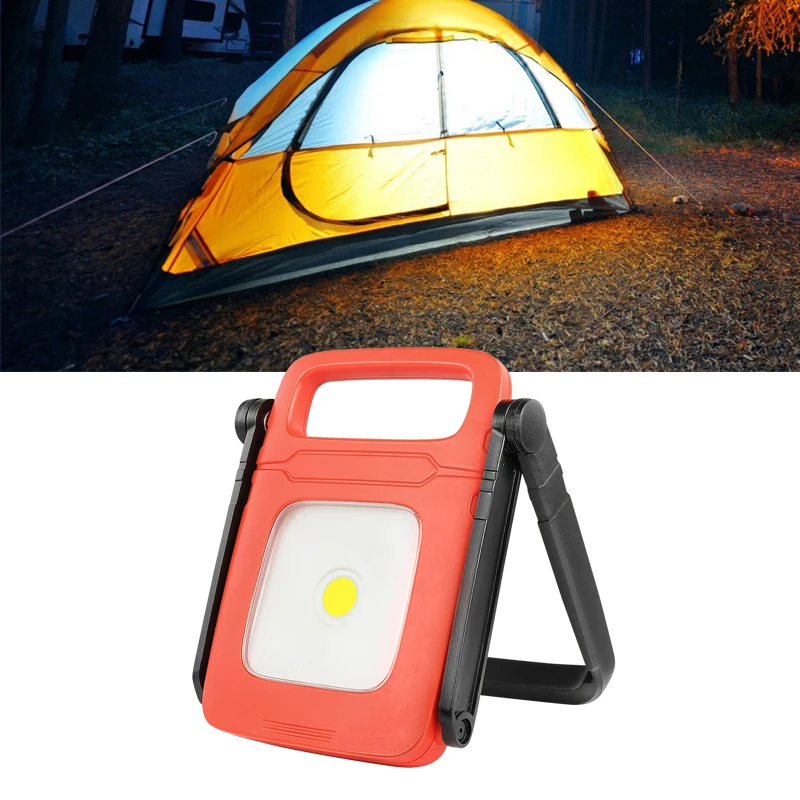 

Camping Outdoor Inpsection Lamp Aluminum Base Portable Folding Rechargeable Worklight