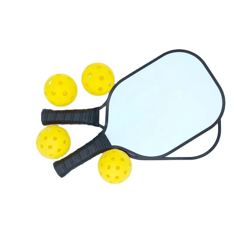 

USAPA Approved Pickleball Paddle Set with 2 Premium Graphite Craft Rackets 4 Balls and 1 Portable Racquet Cover Bag