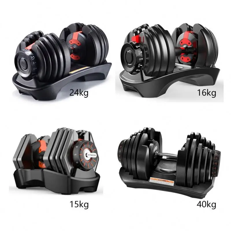 

Custom 24 Kg 30Kg Adjustable Dumbbells 40Kg