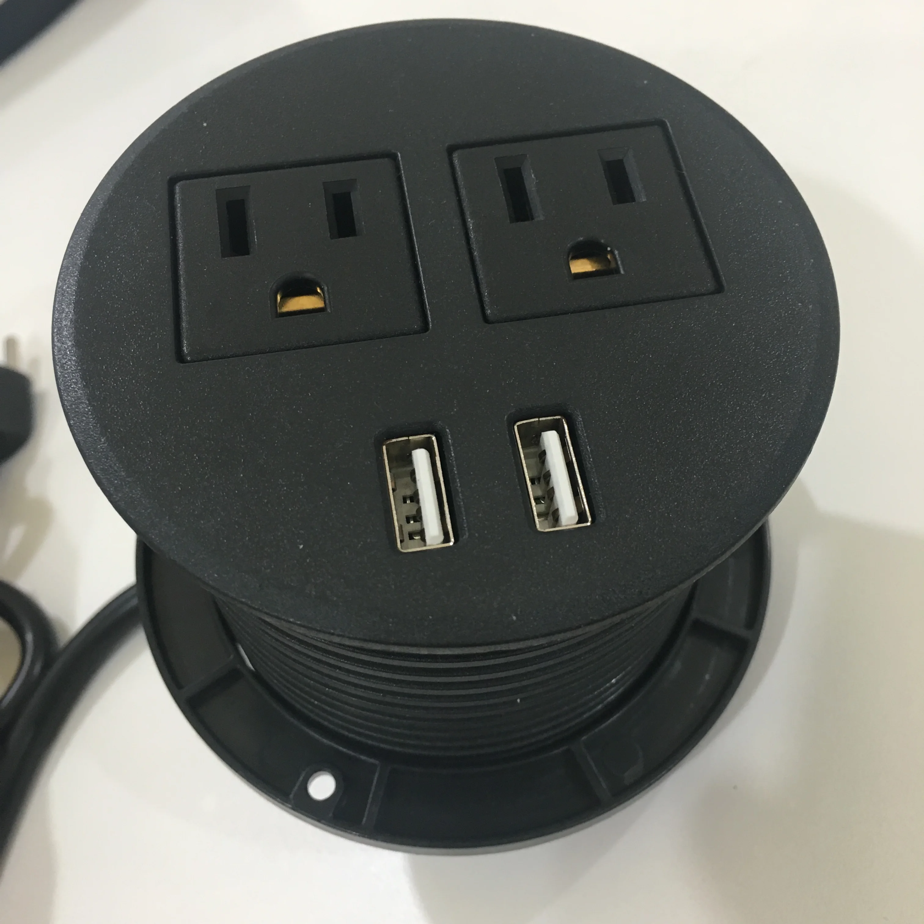 In Stock Fast Delivery 80mm Black Desktop 2 Usa Power 2 Usb Charger
