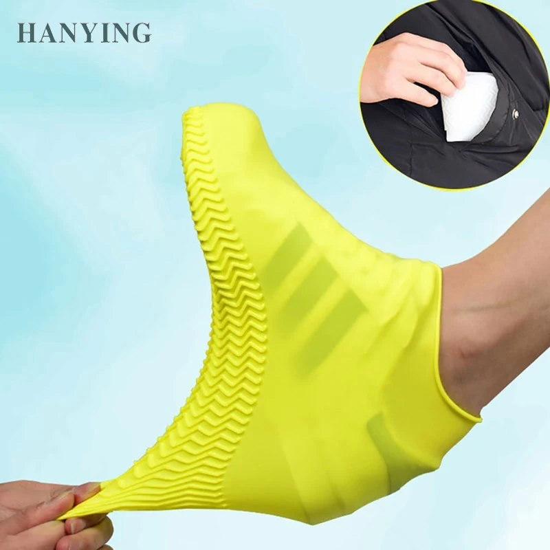 

Waterproof Shoe Cover Silicone Material Unisex, 5 colors