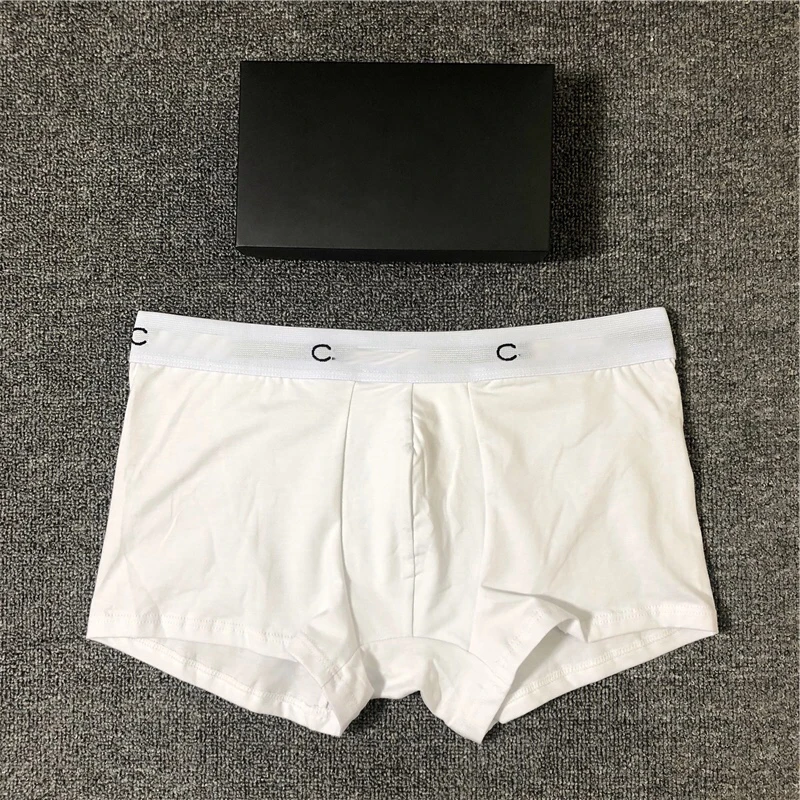 

6 Colors Letter Print Wholesale Cheap Men Underwear Cotton Elastic Waistband Boxer Shorts